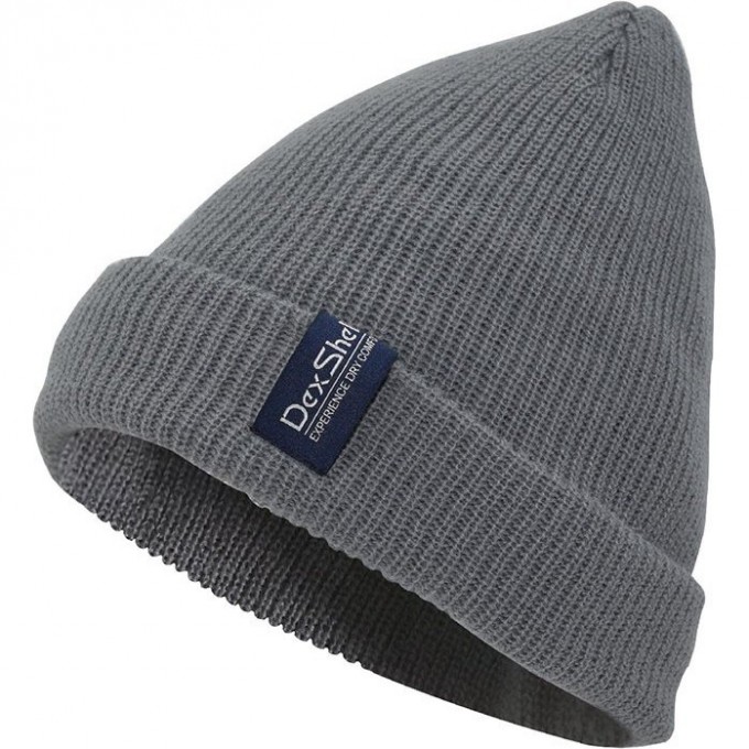 Шапка водонепроницаемая DEXSHELL Watch Beanie серый, one size DH322GRY